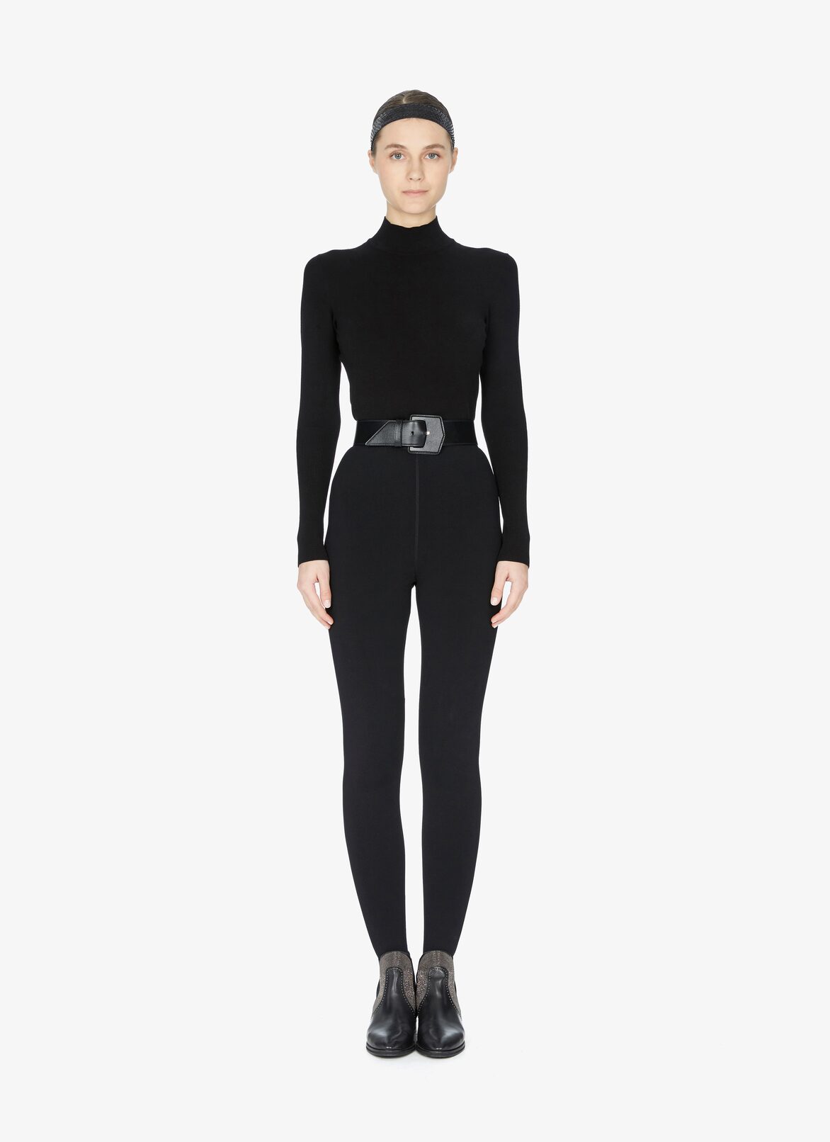 BELT CUIR LUX BLACK ALAÏA BLACK  BELT CUIR LUX BLACK